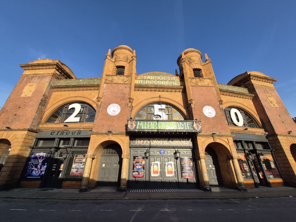 Hippodrome Great Yarmouth, Een historisch circuspaleis aan de Engelse Kust. 